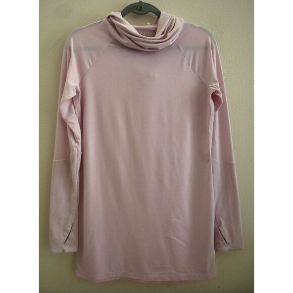 Athleta 405077 Women's Sz S Simply Lilac/Purple Essence Hooded L/S Tunic Top - Picture 1 of 7